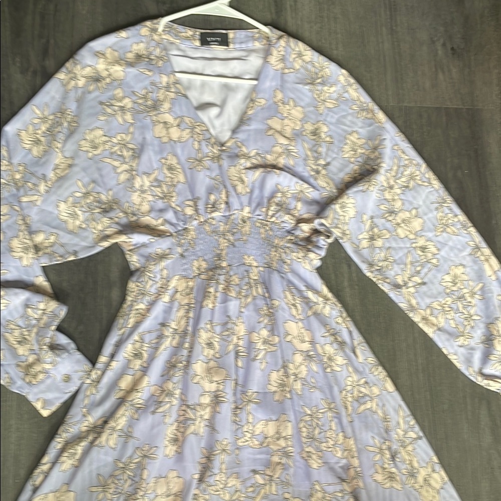 Floral Vero Moda Blue Dress